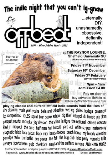 Offbeat is for geeks 26 years of Sheffields Favorite Indie Disco html fa0c3a38dedb1740
