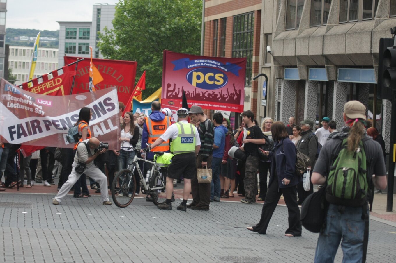 A Sheffield demo for fair pensions for all