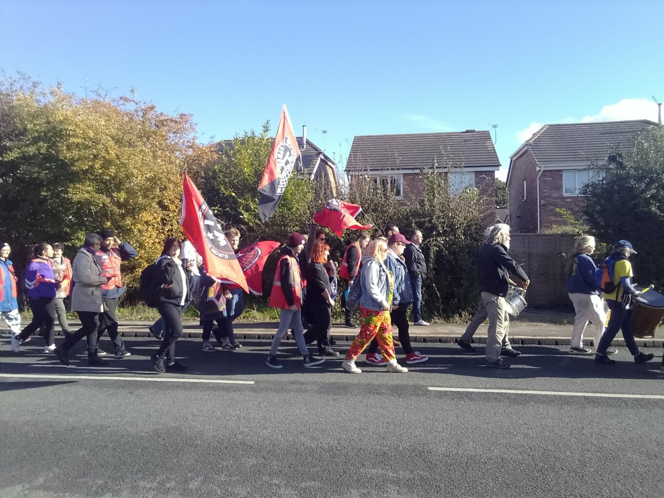 A recent action attended by IWW members