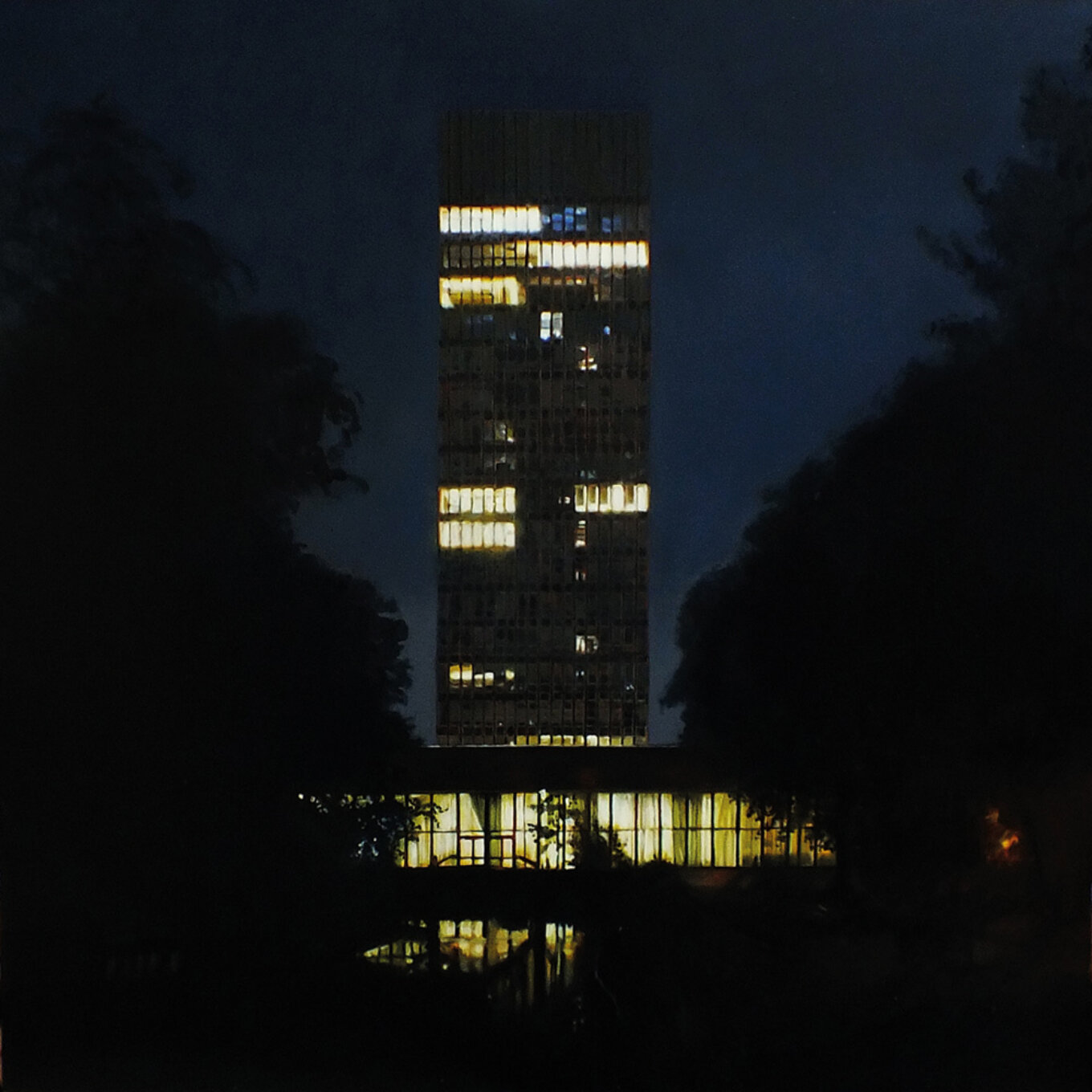 G2 Andy Cropper Arts Tower2018 Viewed From Within Weston Park Oil On Panel50cmx50cm1938x1938px