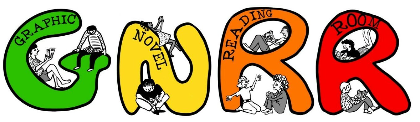 Graphic novel reading room logo