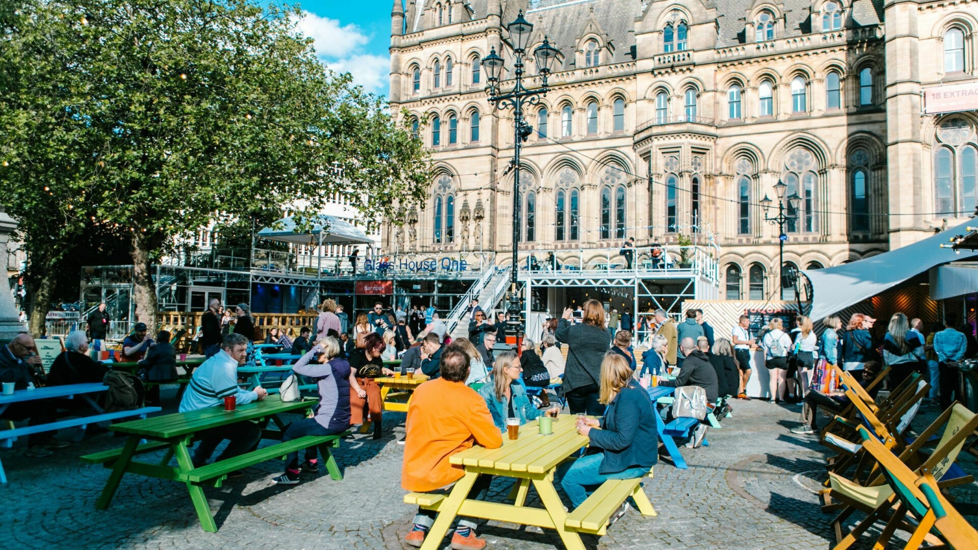 Festival Square at Manchester International Festival 2019 credit Louis Reynolds