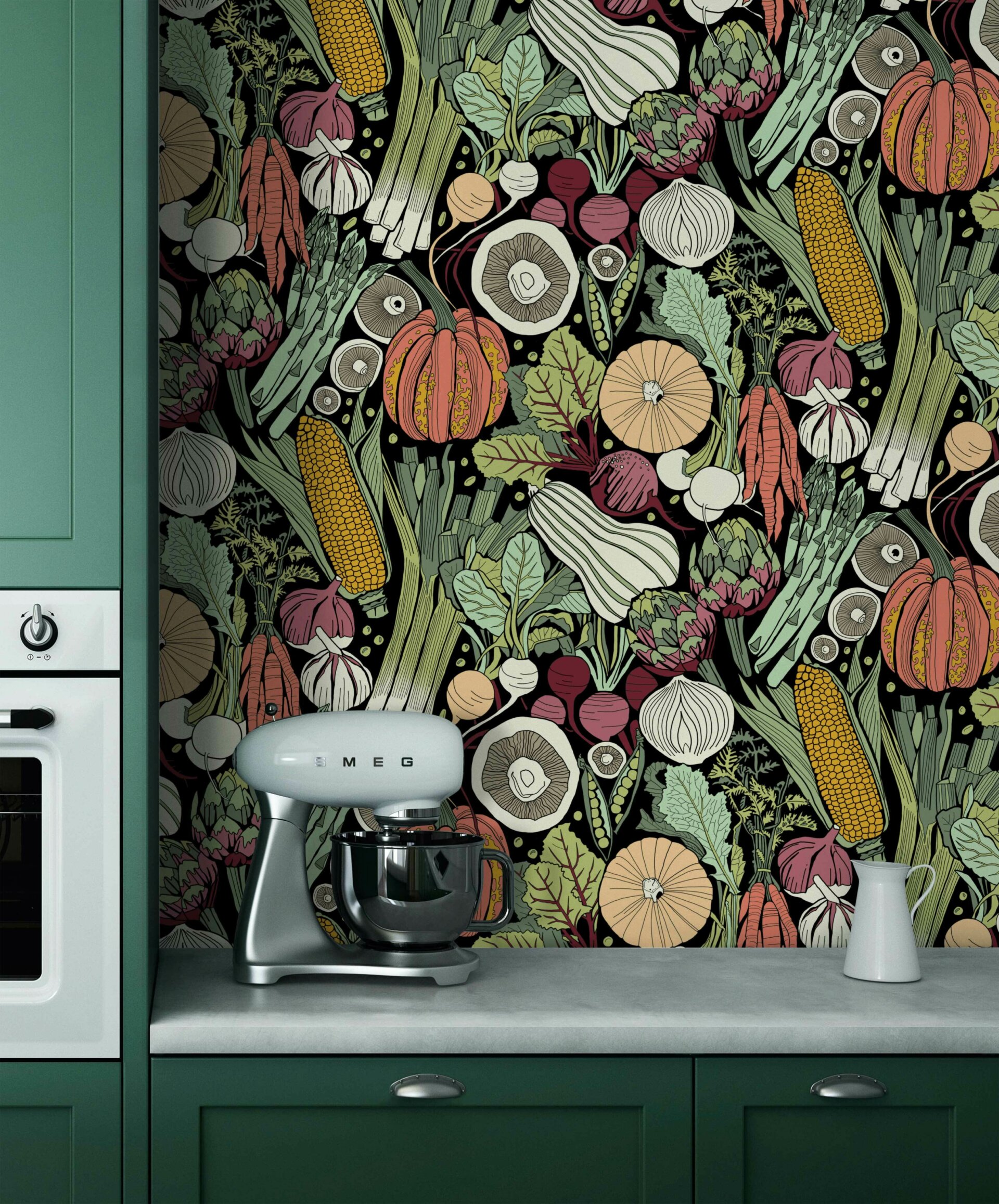 Kitchen Veg wallpaper