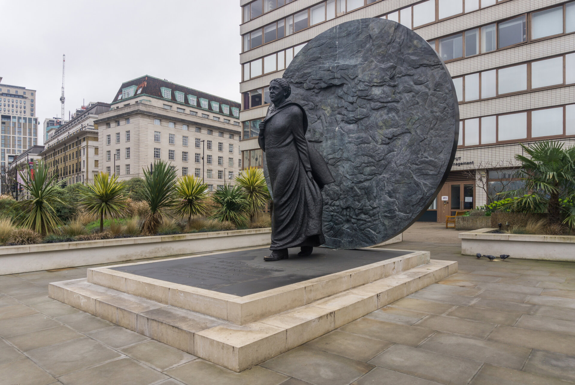 Mary Seacole Statue Side View