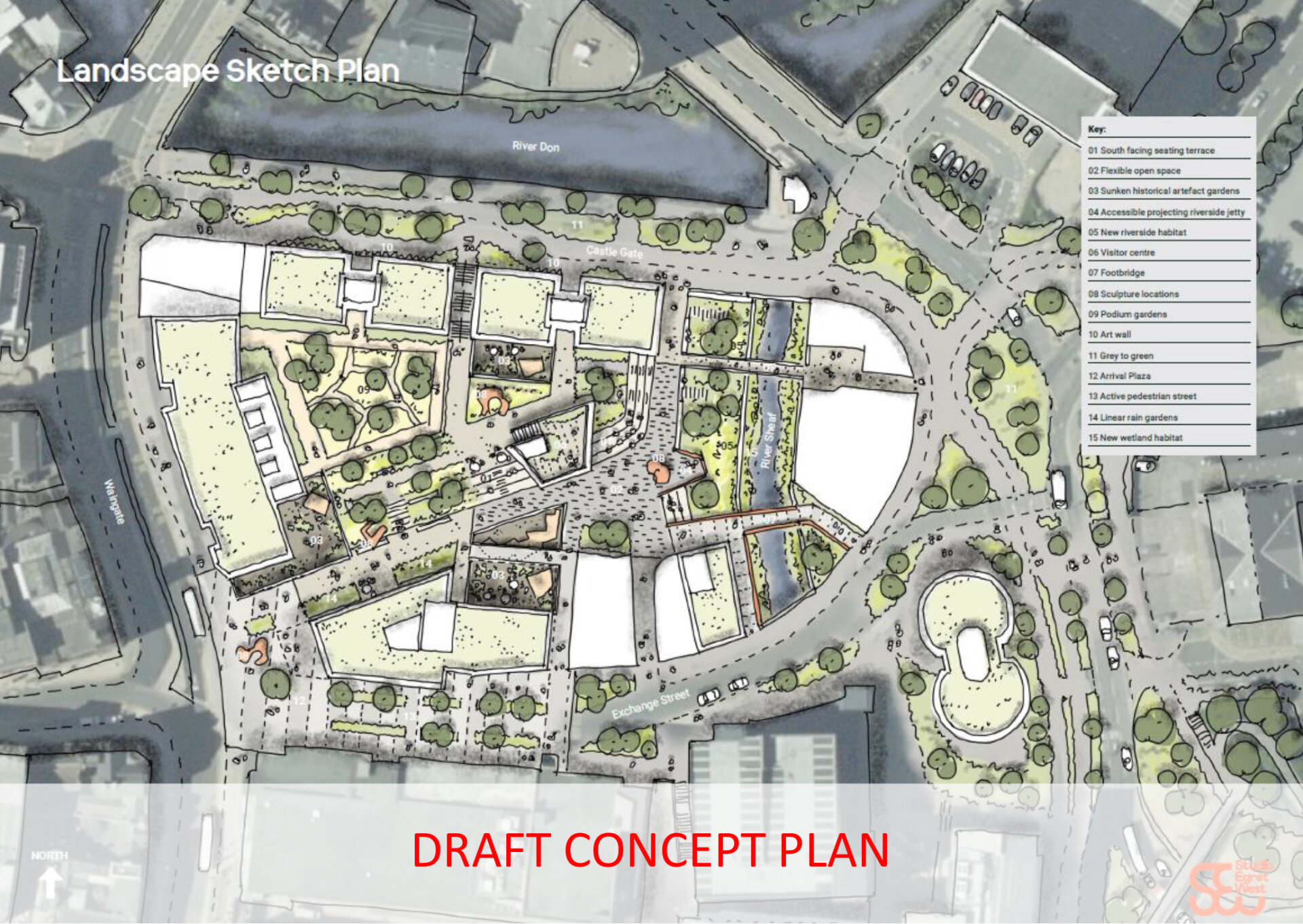 Castle site draft concept plan levelling up fund june 2021