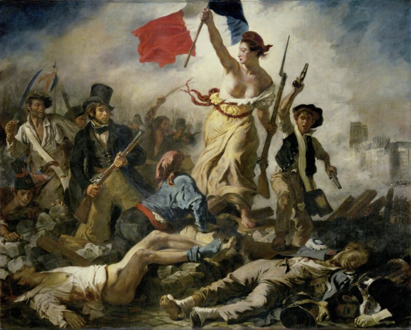 Eugène Delacroix Le 28 Juillet La Liberté guidant le peuple