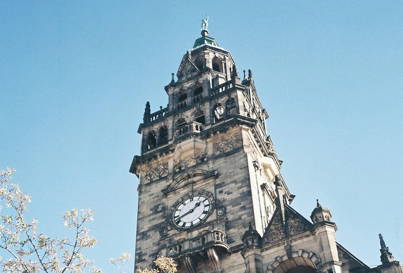 Sheffield town hall tower EDIT